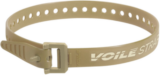 Beige strap with a buckle and 'Voile Straps' branding on a white background