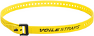 Yellow strap with black buckle and 'Voile Straps' branding on a white background