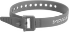 Gray stap with buckle and 'VOILE' branding on a white background