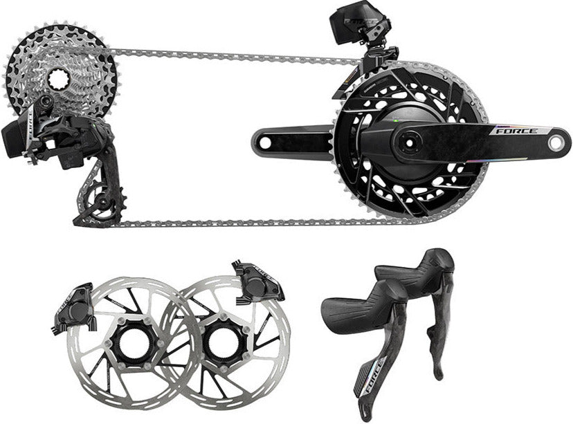 SRAM FORCE クランクセット & ULTEGGR ペダル SRAM FORCE クランク