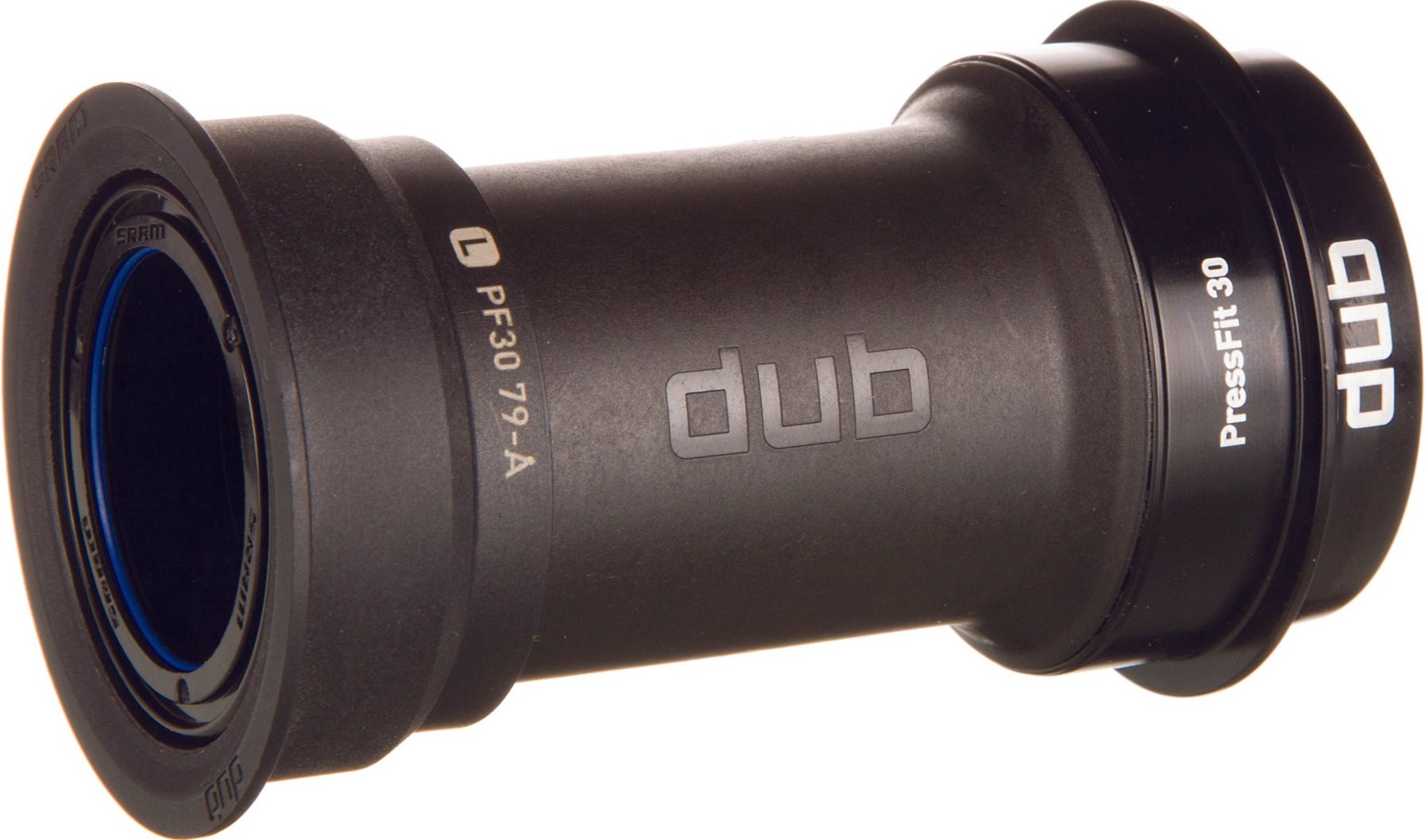 SRAM DUB ワイド PressFit30 ボトムブラケット - PF30 73mm ロード ブラック SRAM Dub PF30 ボトムブラケット ロードワイド BB386 86mm SRAM(スラム