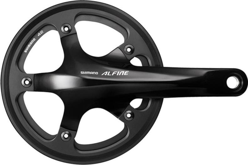 SHIMANO ALFINE FC-S501クランク 170mm 45t Shimano Alfine S501 Crankset – Full Cycle