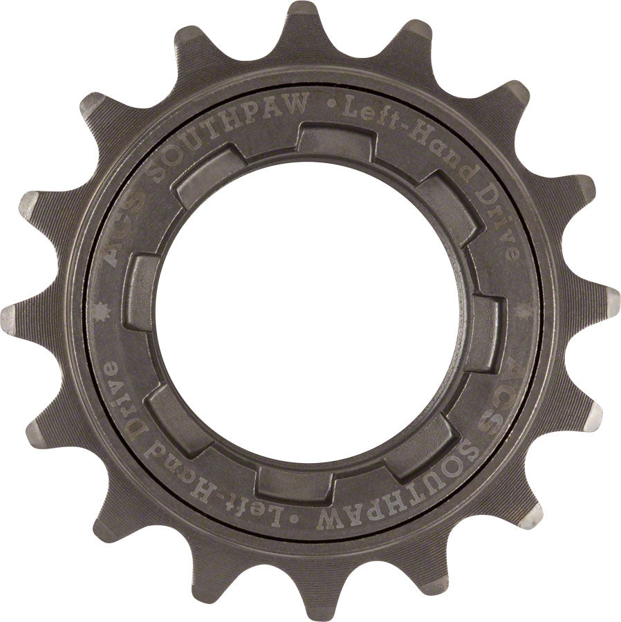 Roue Libre ACS Southpaw – Single Speed 14T 1/8 – Gun Metal – BMX Freestyle