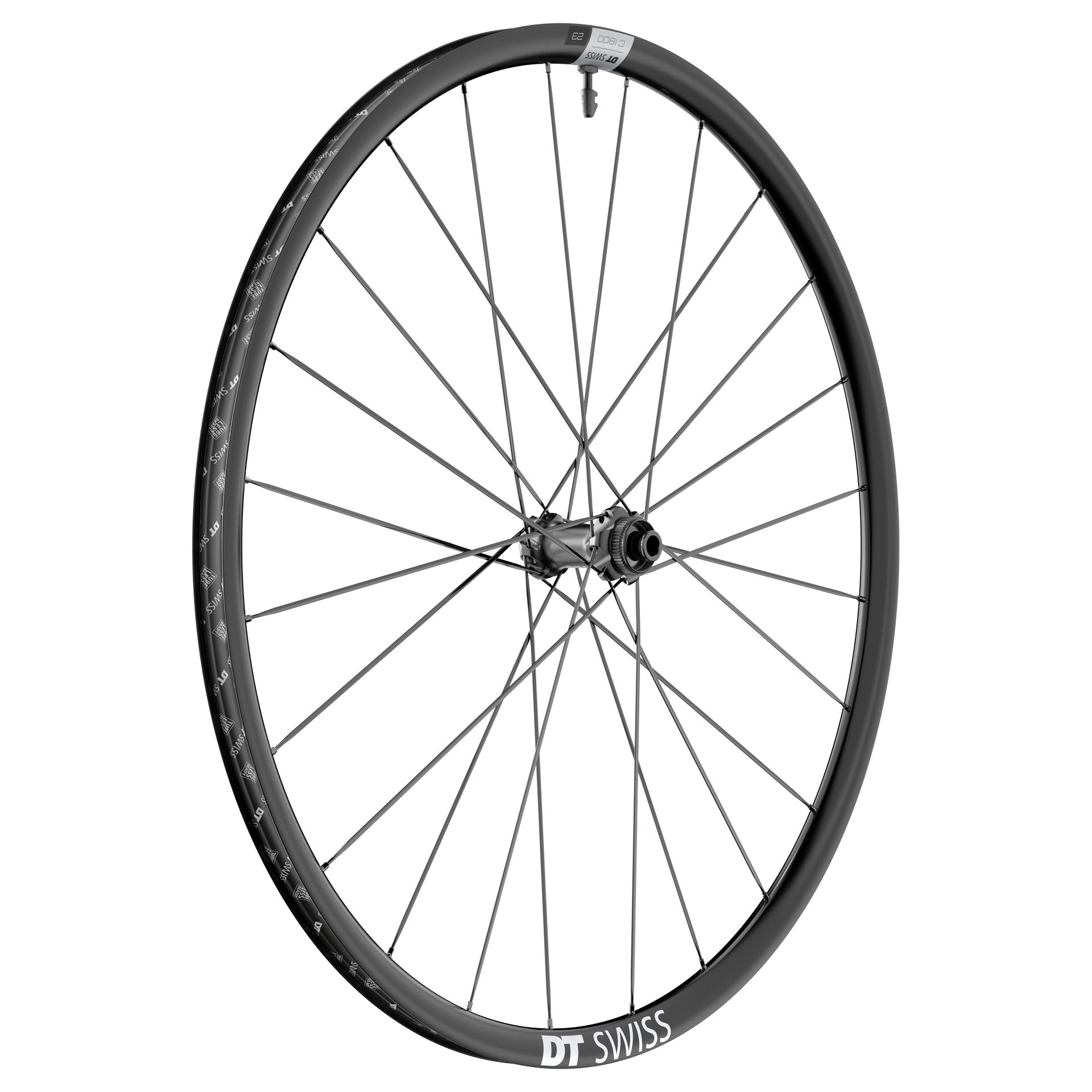 DTSWISS R1800 GIANTホイール(クリンチャー) 白 700c DT Swiss C 1800 Spline 700C Disc Brake Front Wheel – Full Cycle