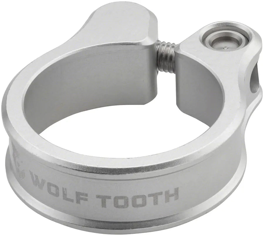 Wolf Tooth Components Seatpost Clamp 34.9mm Silver Full Cycle