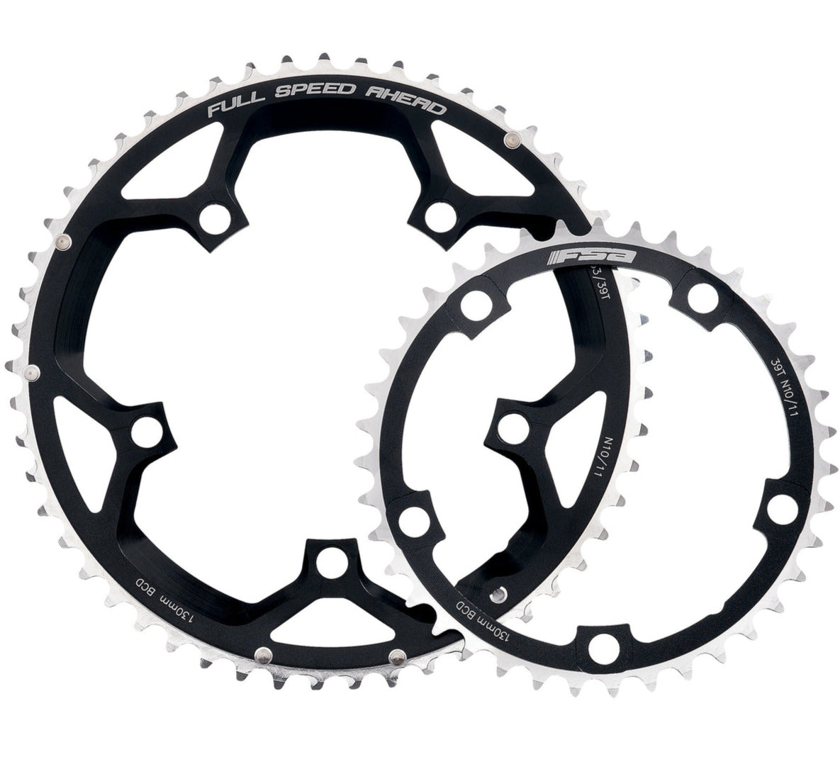 FSA クランクセット 110mm BCD FSA Pro Road 110mm BCD 5-Bolt Double Chainring – Full Cycle