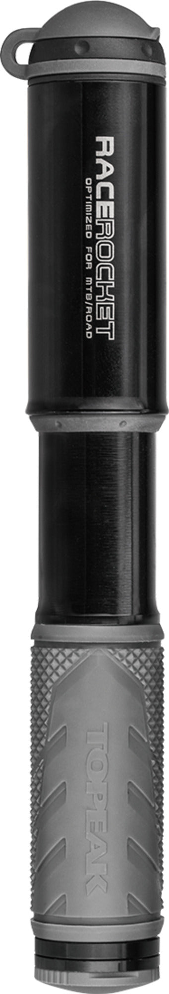Topeak RaceRocket Mini Bike Pump — High Pressure, 120 PSI, SmartHead, Compact For Road & Mountain Bikes