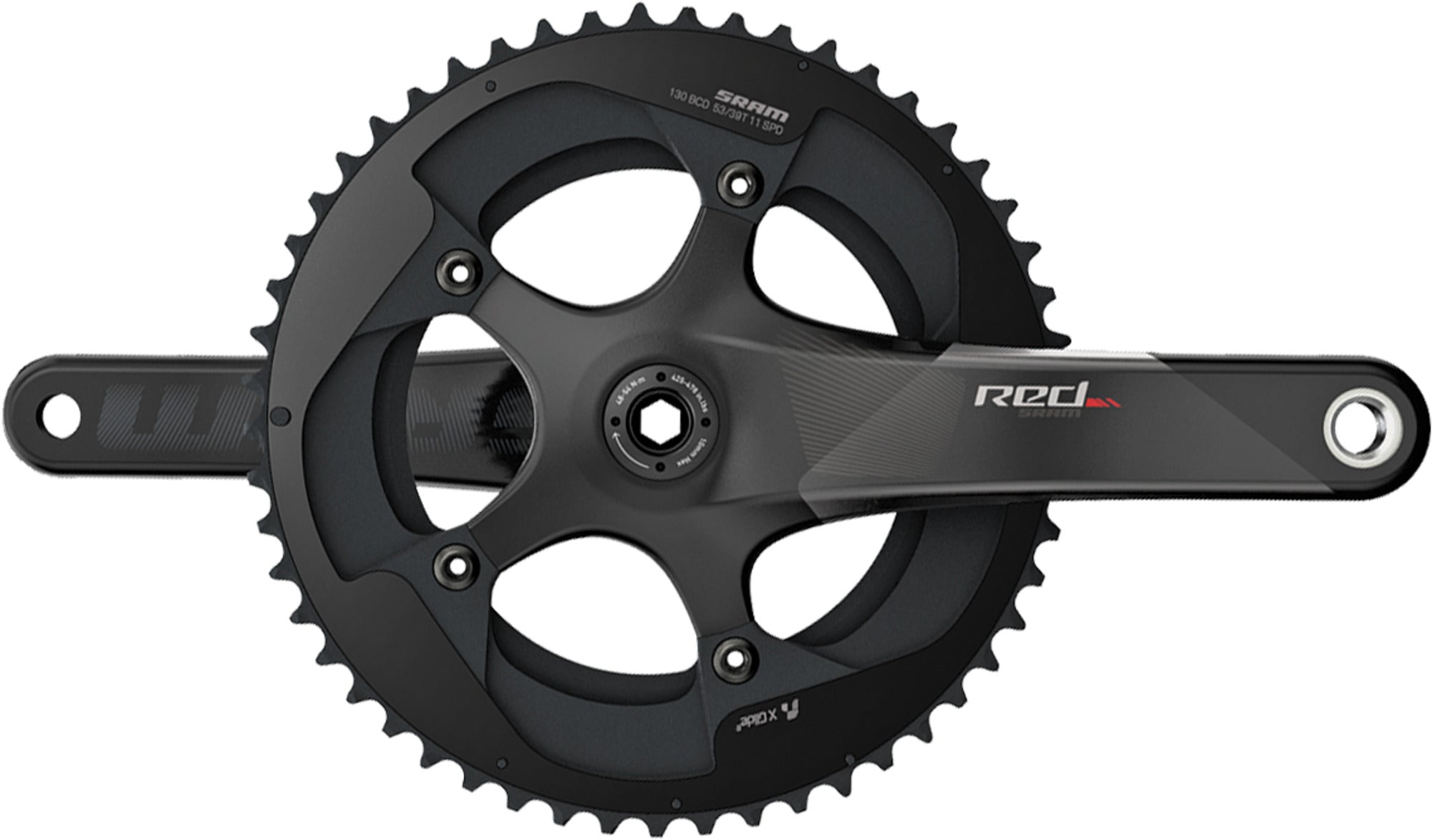 SRAM Red 170mmクランク SRAM RED E-Tap GXP Crankset – Full Cycle