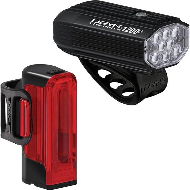 LEZYNE LITE DRIVE+ 1200ルーメン Lezyne Lite Drive 1200+ / Strip Drive Pro 400+ USB Light Set