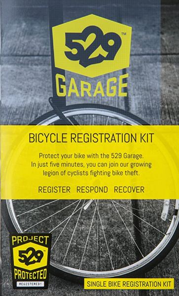 529 Garage Bicycle Registration Kit Full Cycle