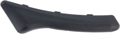 A black Shimano front derailleur part.